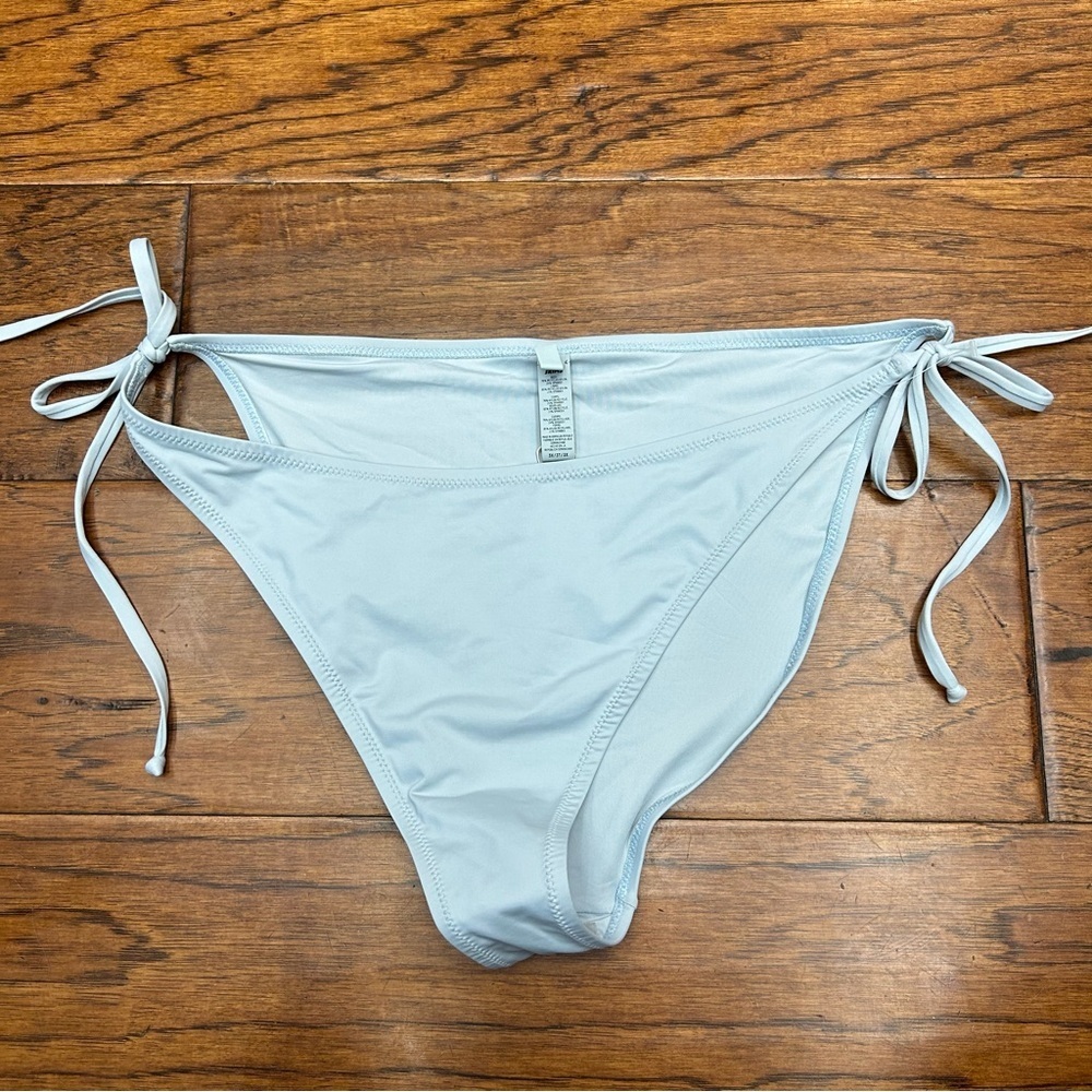 SKIMS denim swim dippy tie Bottoms NWT